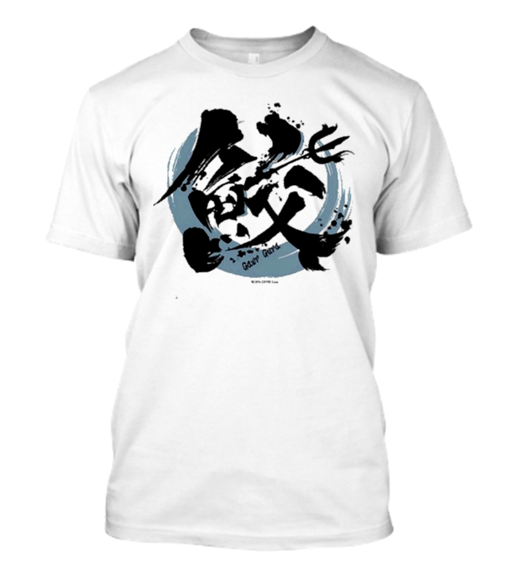 Gawr Gura Hololive Ink Kanji Splash T-Shirt
