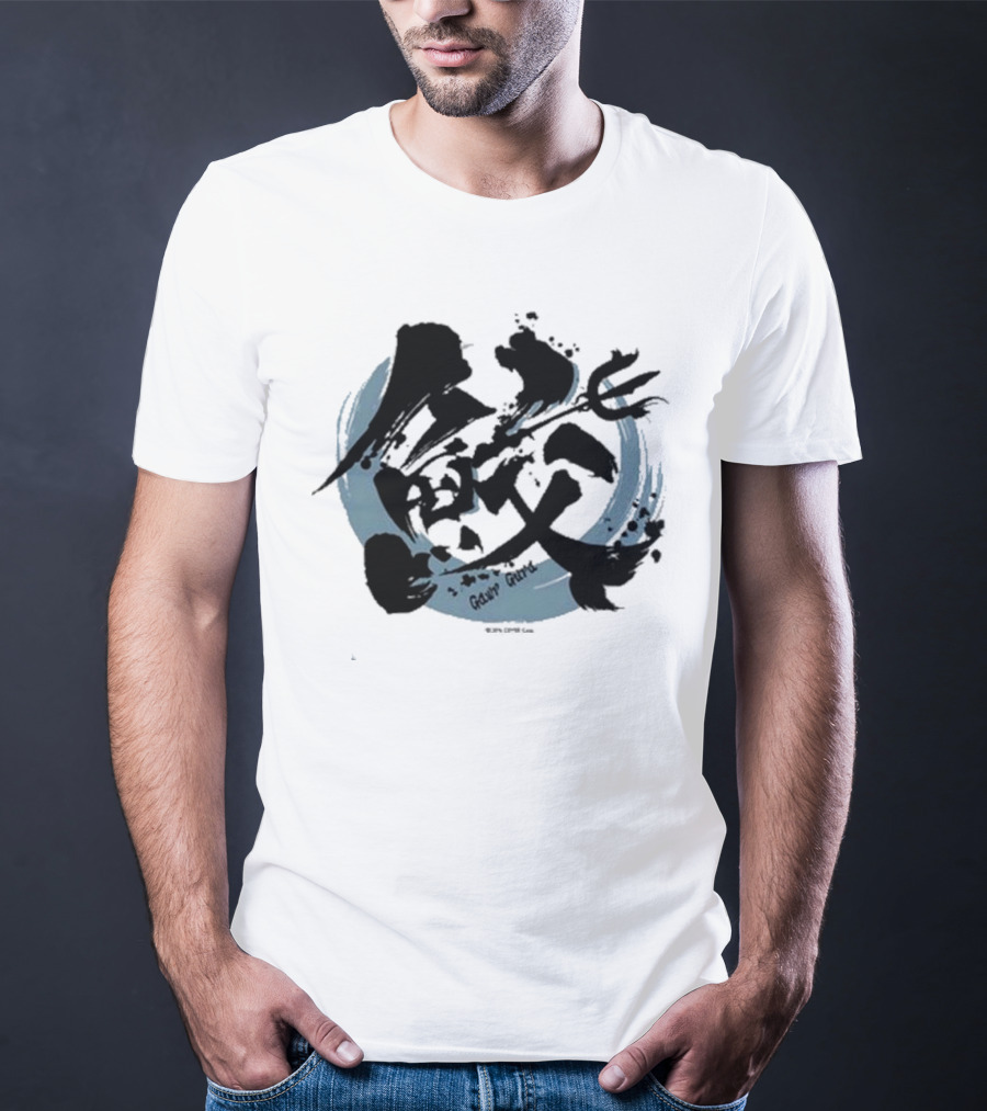 Gawr Gura Hololive Ink Kanji Splash T-Shirt