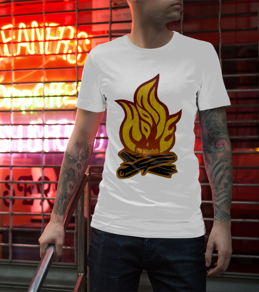 Hootie And The Blowfish Campfire Flame Logs T-Shirt