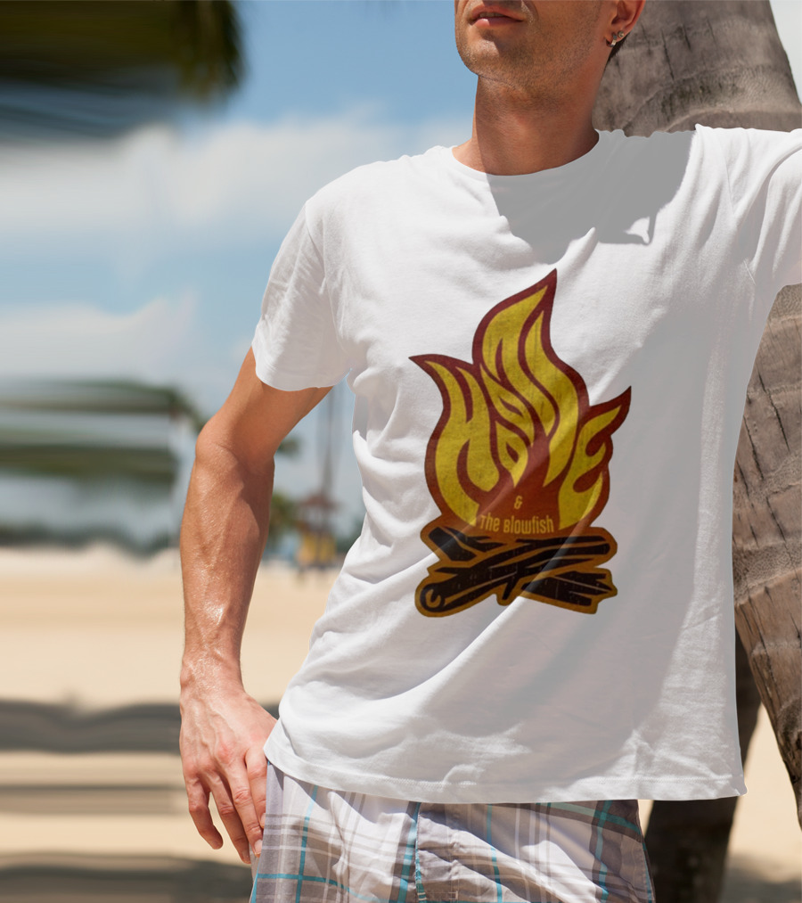 Hootie And The Blowfish Campfire Flame Logs T-Shirt