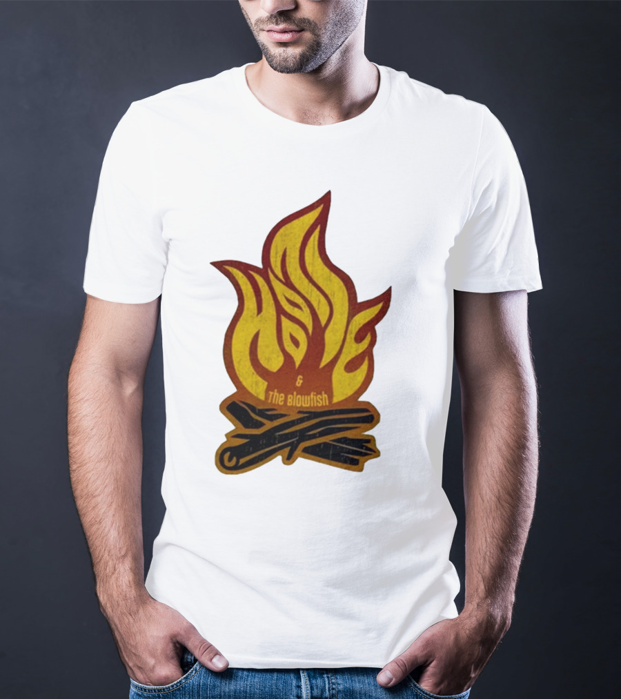 Hootie And The Blowfish Campfire Flame Logs T-Shirt