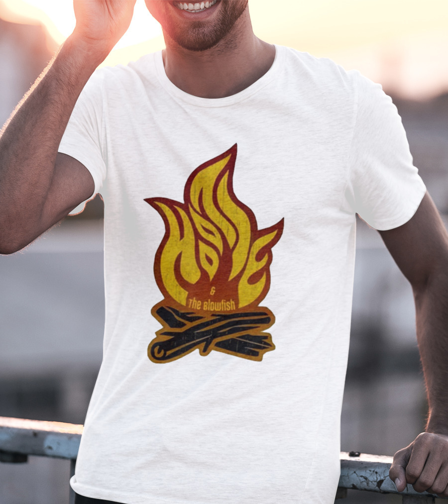 Hootie And The Blowfish Campfire Flame Logs T-Shirt