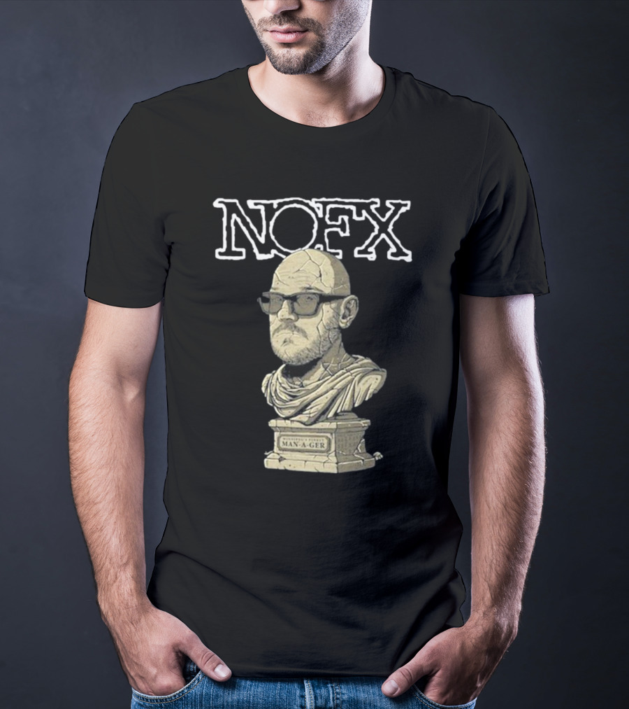 NOFX Concert Bust Graphic At Burton Cummings Theatre Winnipeg August 15 T-Shirt
