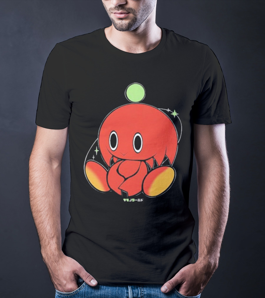 Chuckles Knuckles Chao Red Character With Green Ball T-Shirt