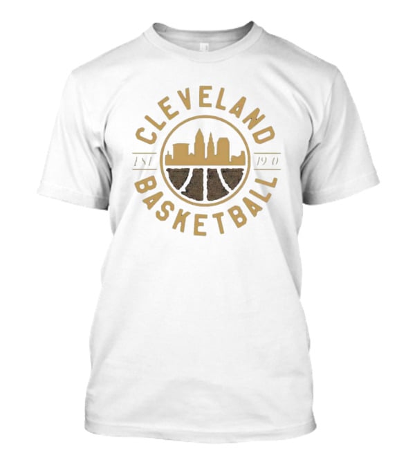 Cleveland Basketball Est 1901 Skyline Seal T-Shirt