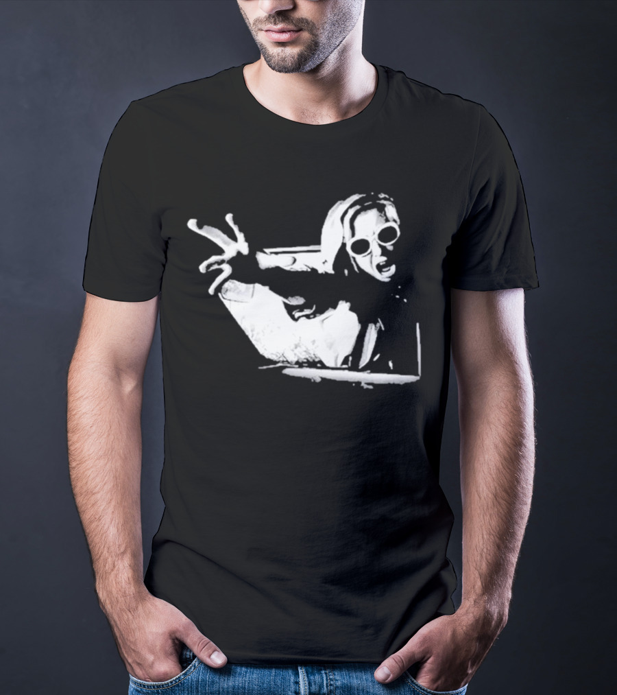 Cuckoo The Hooded Woman Reaching In Sunglasses T-Shirt