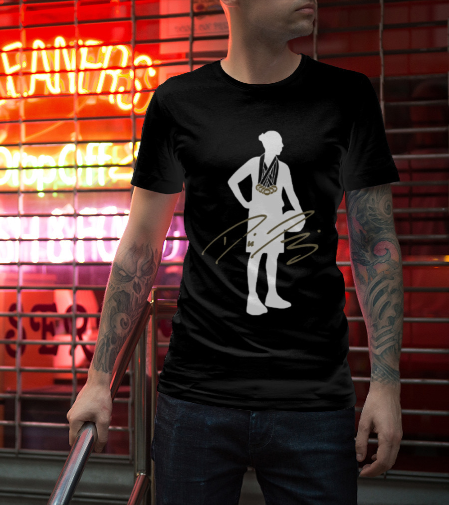 Diana Taurasi 6x Gold Medalist Silhouette With Signature T-Shirt