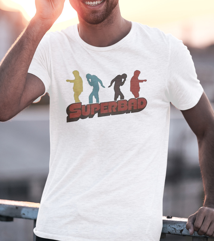 Superbad Silhouette Dance Moves McLovin Movie T-Shirt