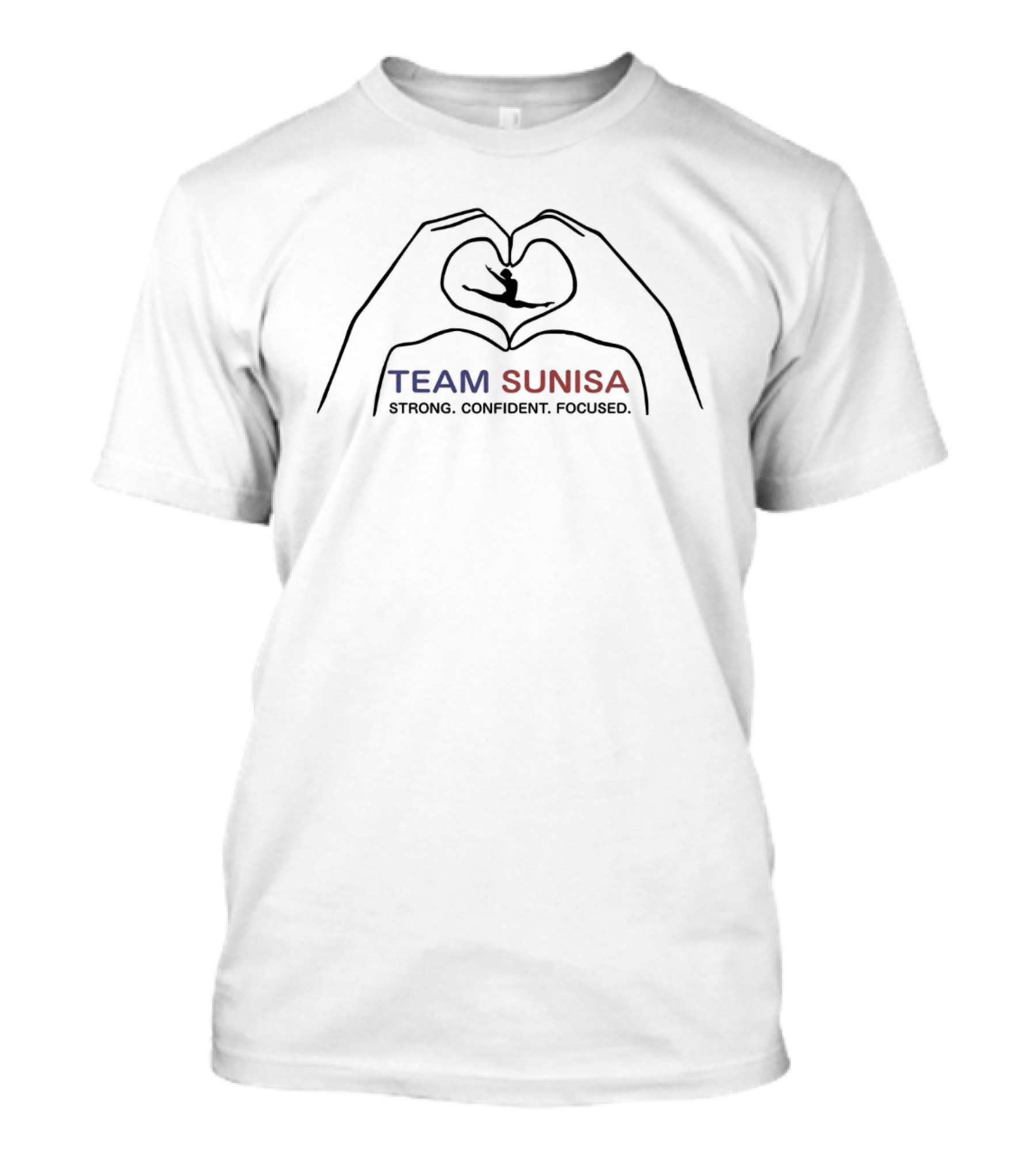 Team Sunisa Gymnastics Strong Confident Focused T-Shirt