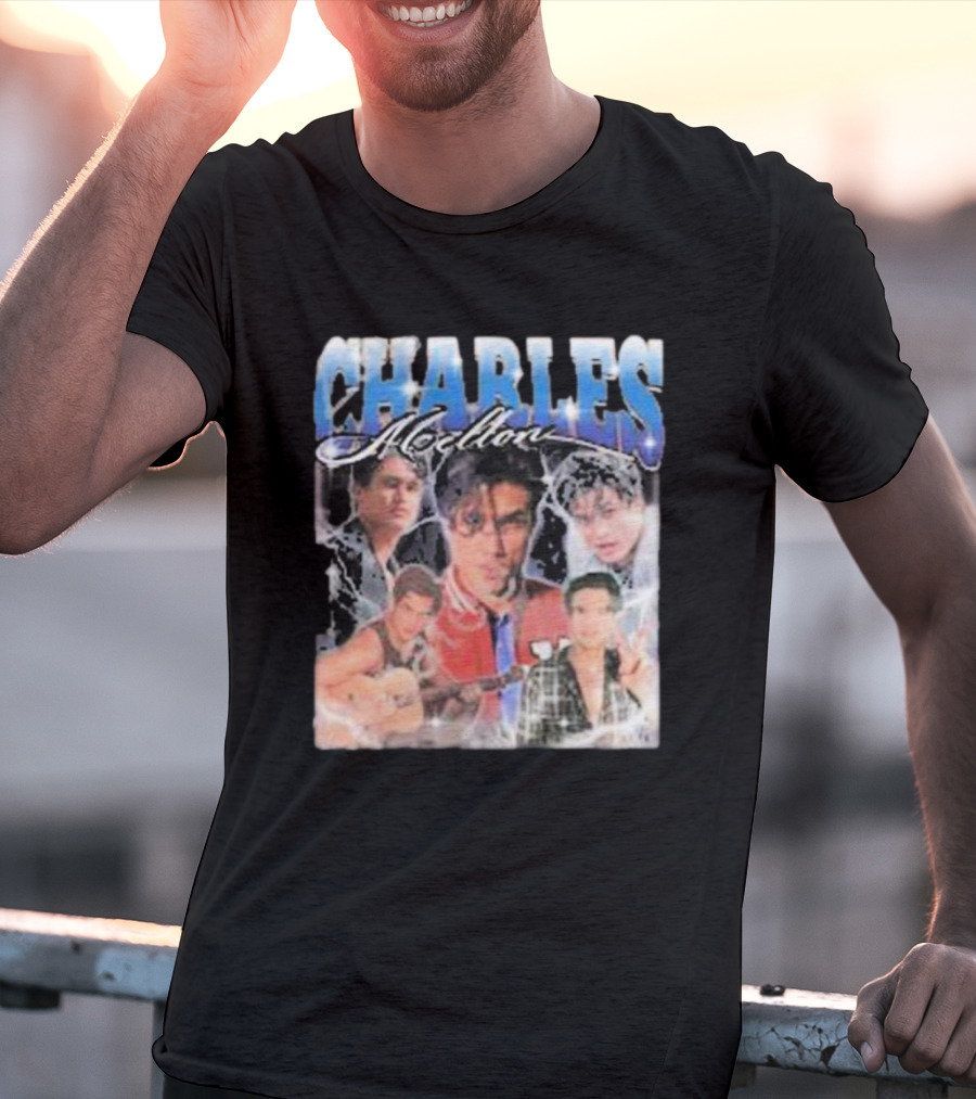 CHARLES Melton Collage T-Shirt