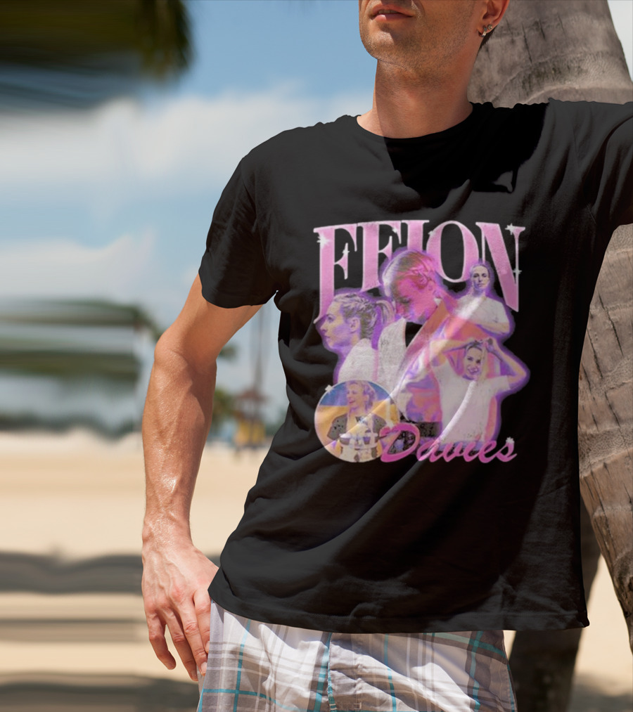 Ffion Davies Vintage Bootleg Pastel Collage T-Shirt