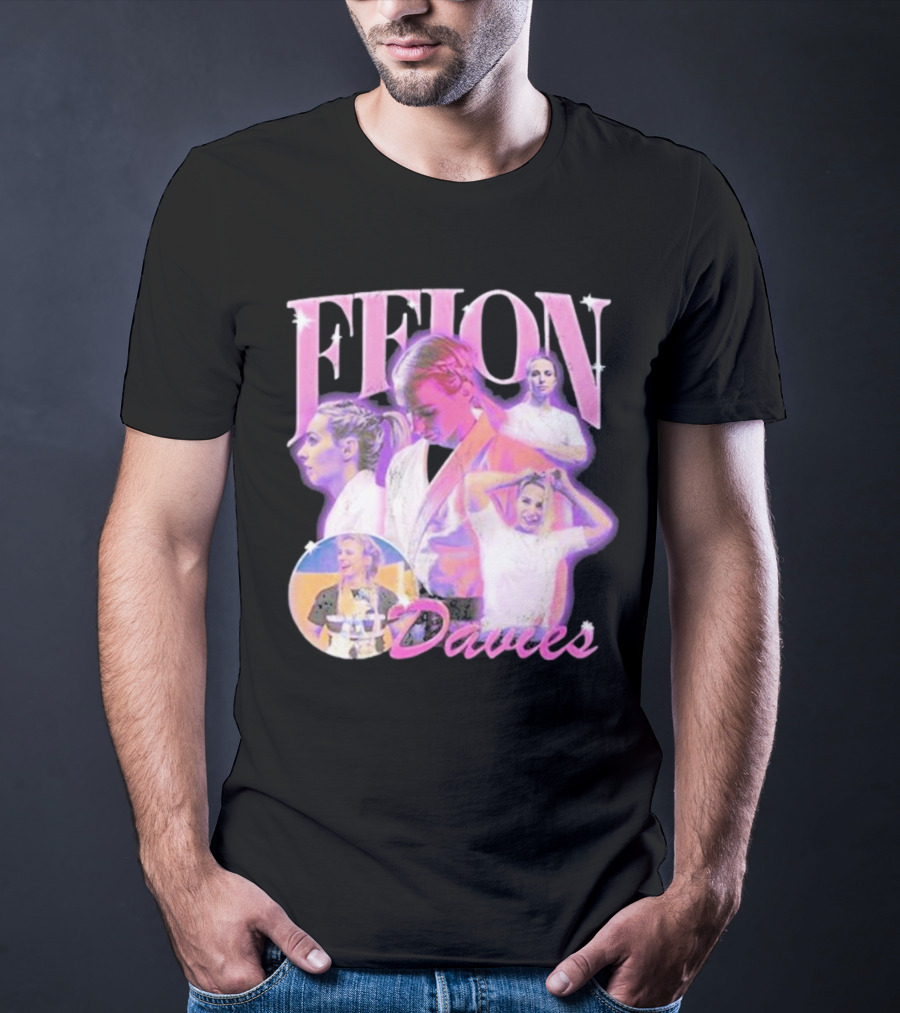 Ffion Davies Vintage Bootleg Pastel Collage T-Shirt