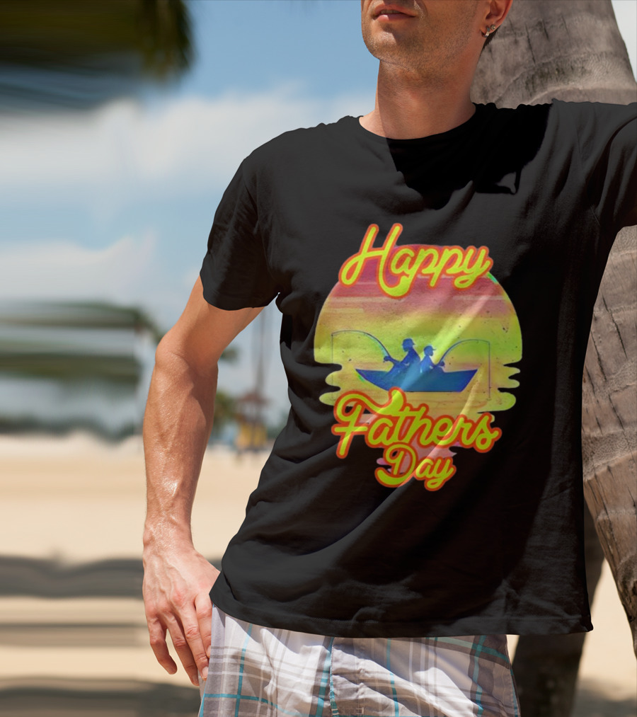 Happy Fathers Day Fishing T-Shirt