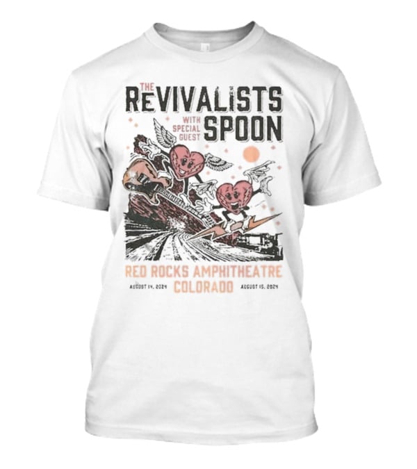 The Revivalists With Spoon Special Guest Red Rocks Amphitheatre August 14 15 T-Shirt