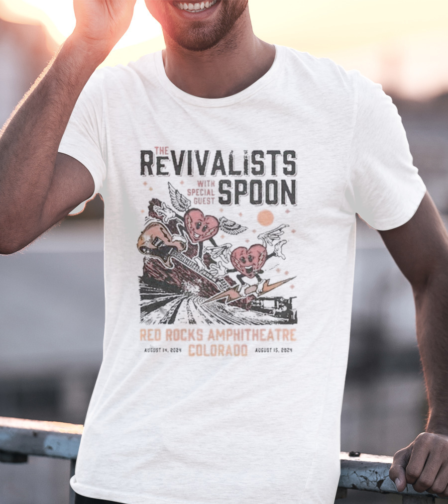 The Revivalists With Spoon Special Guest Red Rocks Amphitheatre August 14 15 T-Shirt