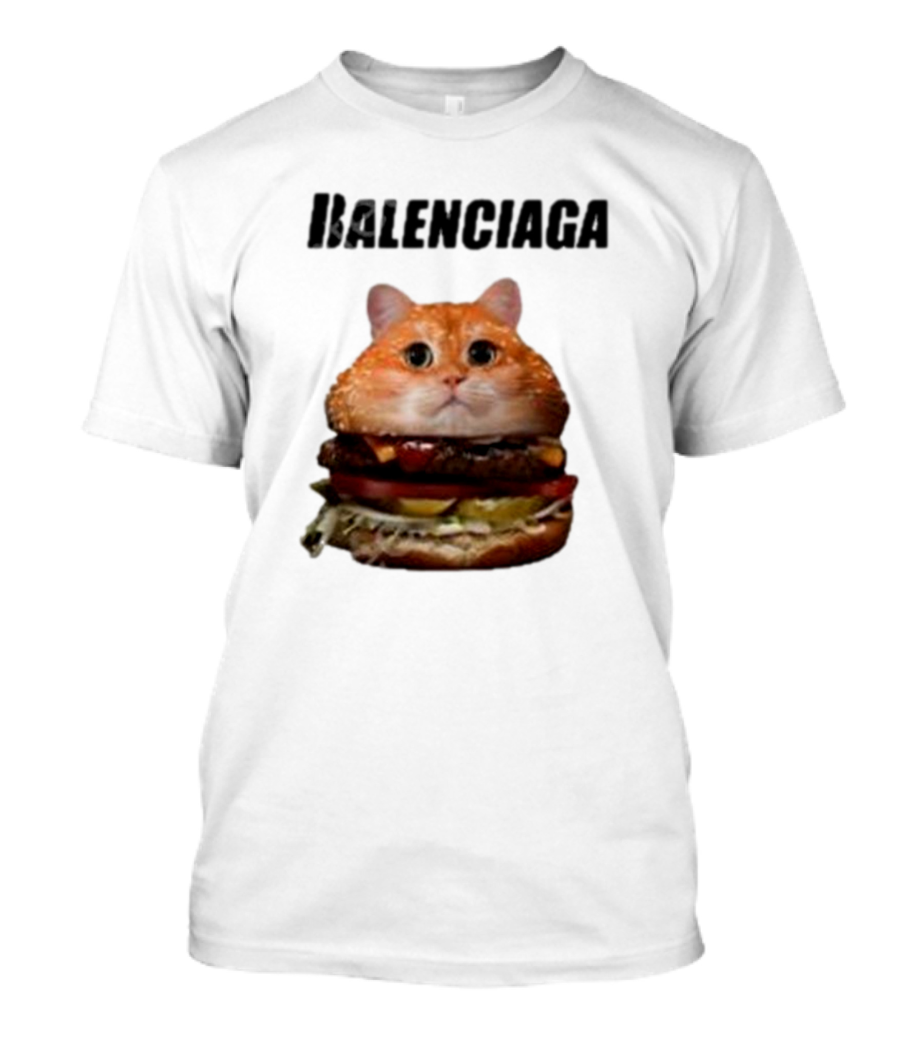Balenciaga Burger Cat Hot T-Shirt