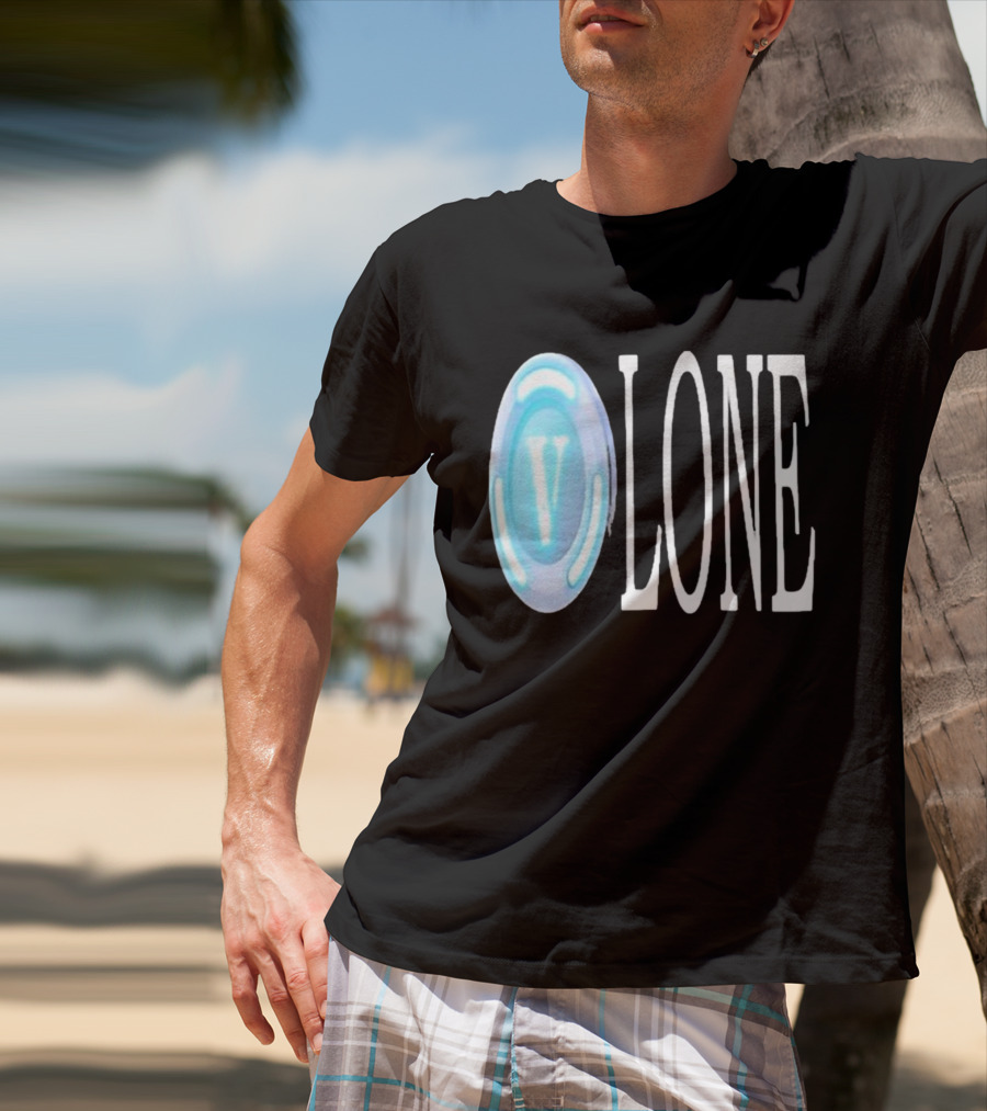 Bussinapparelco Vlone Vbuck Coin Icon And Text T-Shirt