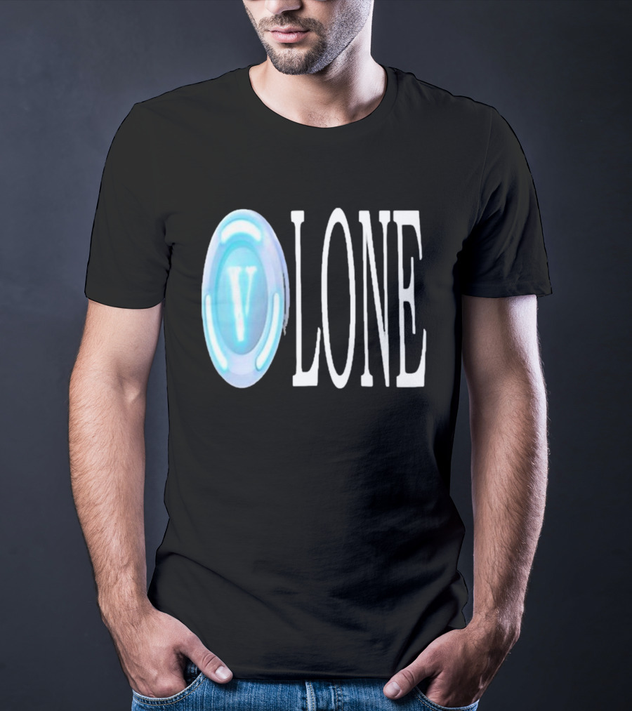 Bussinapparelco Vlone Vbuck Coin Icon And Text T-Shirt