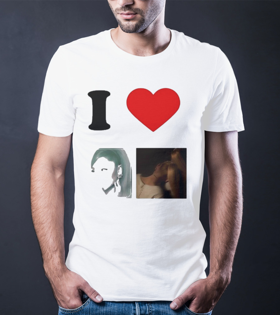 I Love Ariana Grande Cameron Fan Art Duo T-Shirt