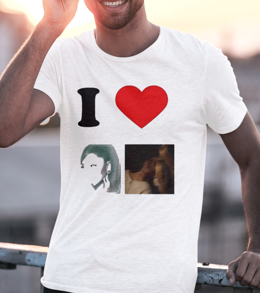 I Love Ariana Grande Cameron Fan Art Duo T-Shirt