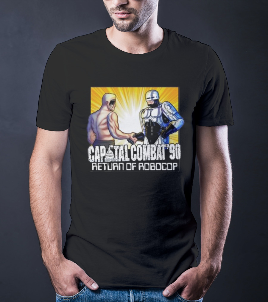 Capital Combat '90 Return Of Robocop Wrestling Encounter T-Shirt