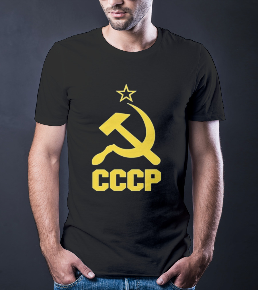 CCCP Hammer And Sickle Star Soviet T-Shirt