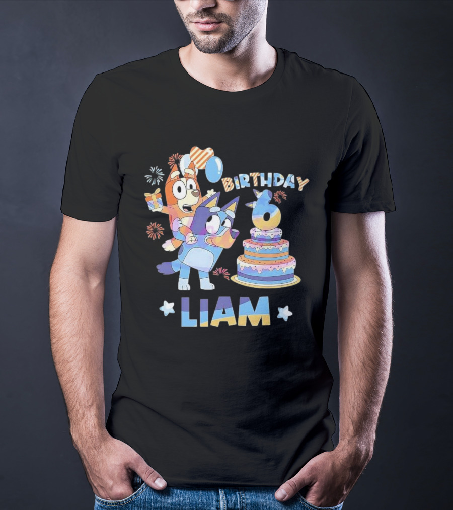 Birthday 6 Liam Funny It's My Birthday T-Shirt