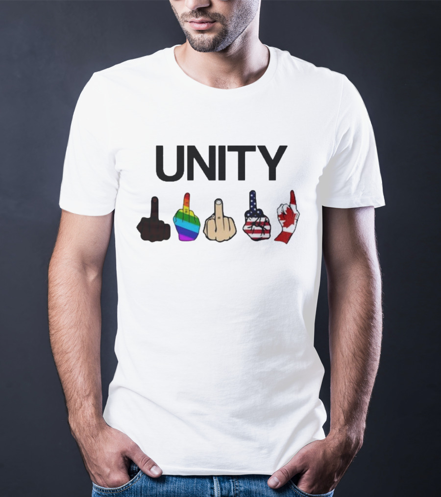 UNITY Hang Over Gang Funny Flags Diversity T-Shirt