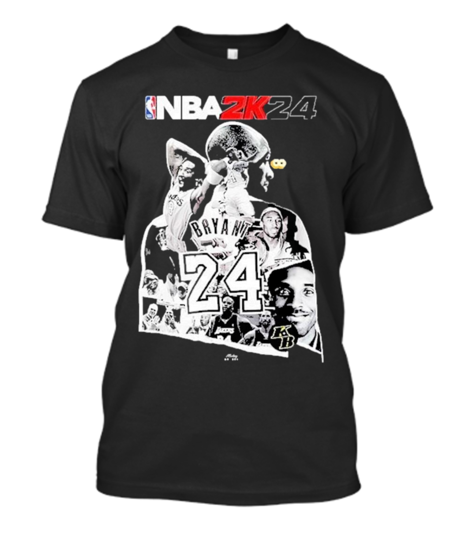 NBA 2K24 Mamba Day Kobe Bryant 24 08 24 Two Sides T-Shirt