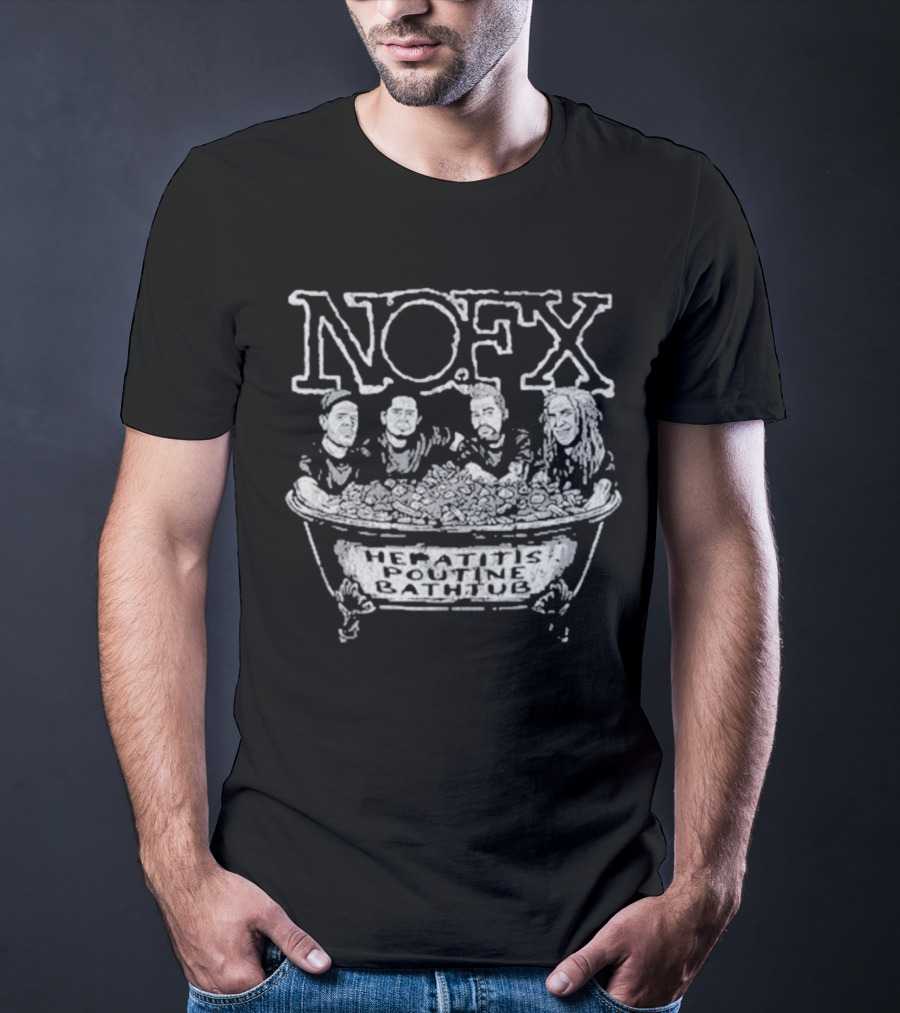 NOFX Hepatitis Poutine Bath Tub Montreal QC August 24-25 T-Shirt