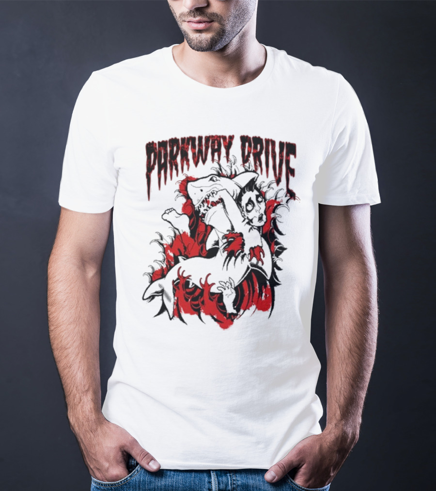 Parkway Drive Blood In The Water Shark Attack T-Shirt