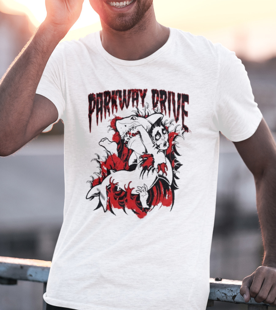 Parkway Drive Blood In The Water Shark Attack T-Shirt
