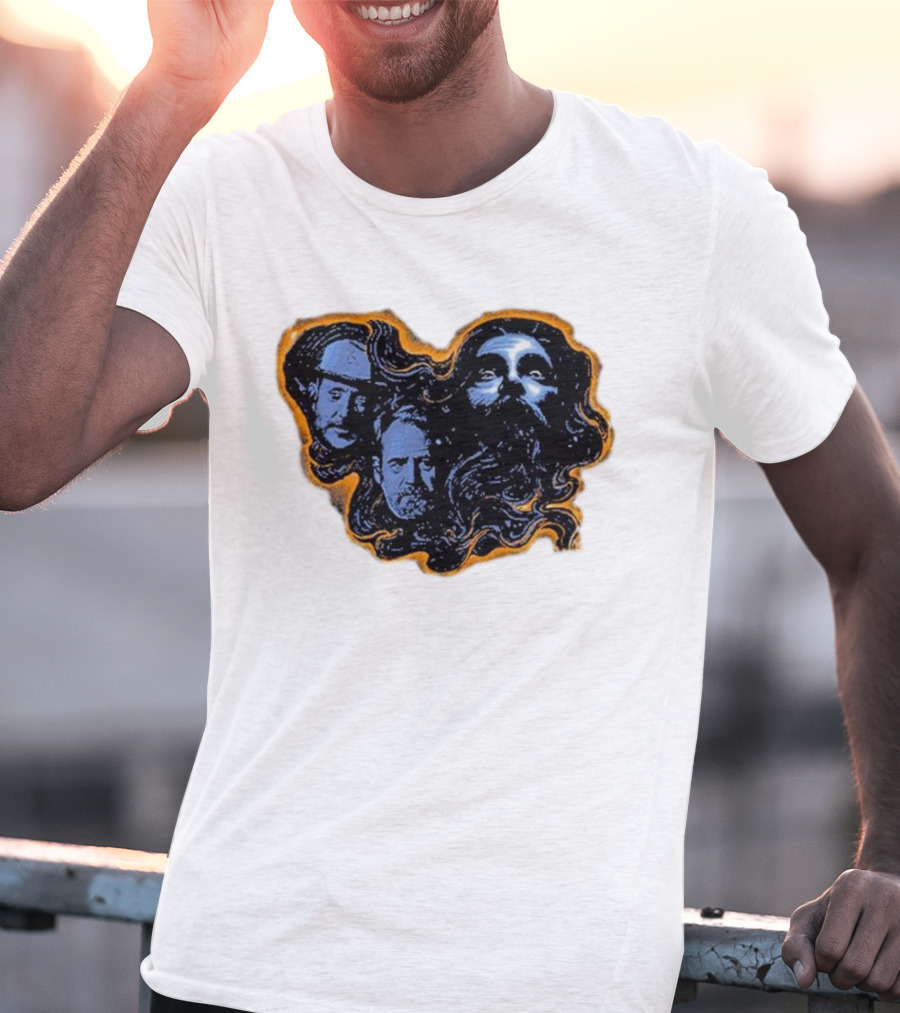 The White Buffalo A Freight Train Through The Night Faces And Mystical T-Shirt