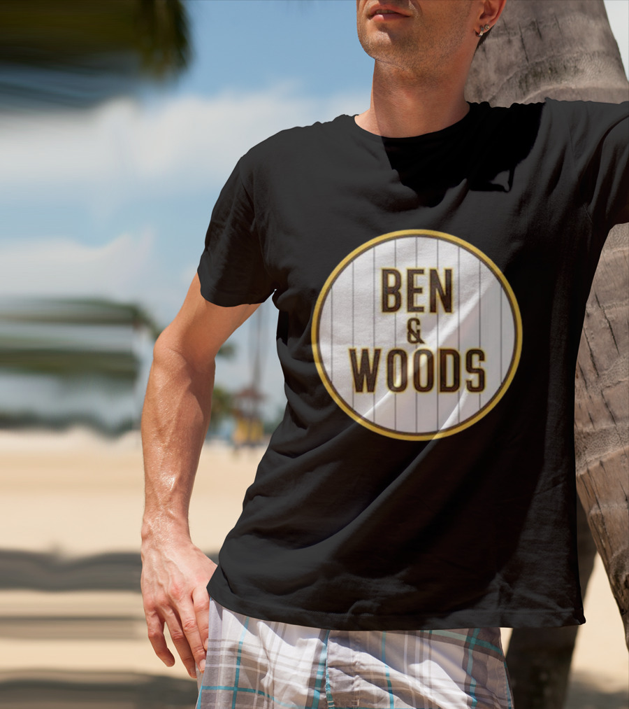 Yu Darvish Ben And Woods Pinstripe Circle T-Shirt