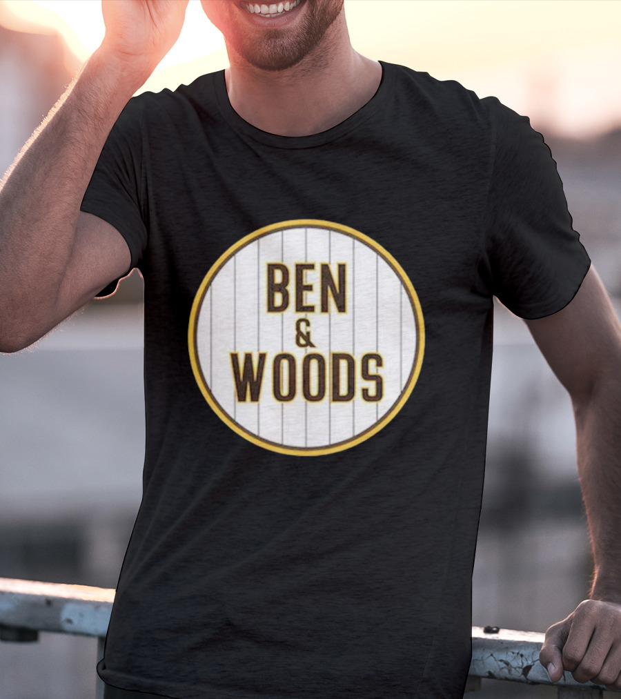 Yu Darvish Ben And Woods Pinstripe Circle T-Shirt