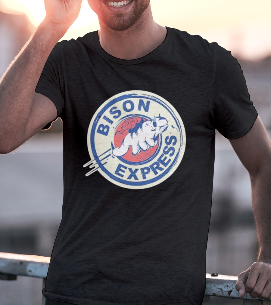 Bison Express Flying Bison Vintage Logo Avatar Reference T-Shirt