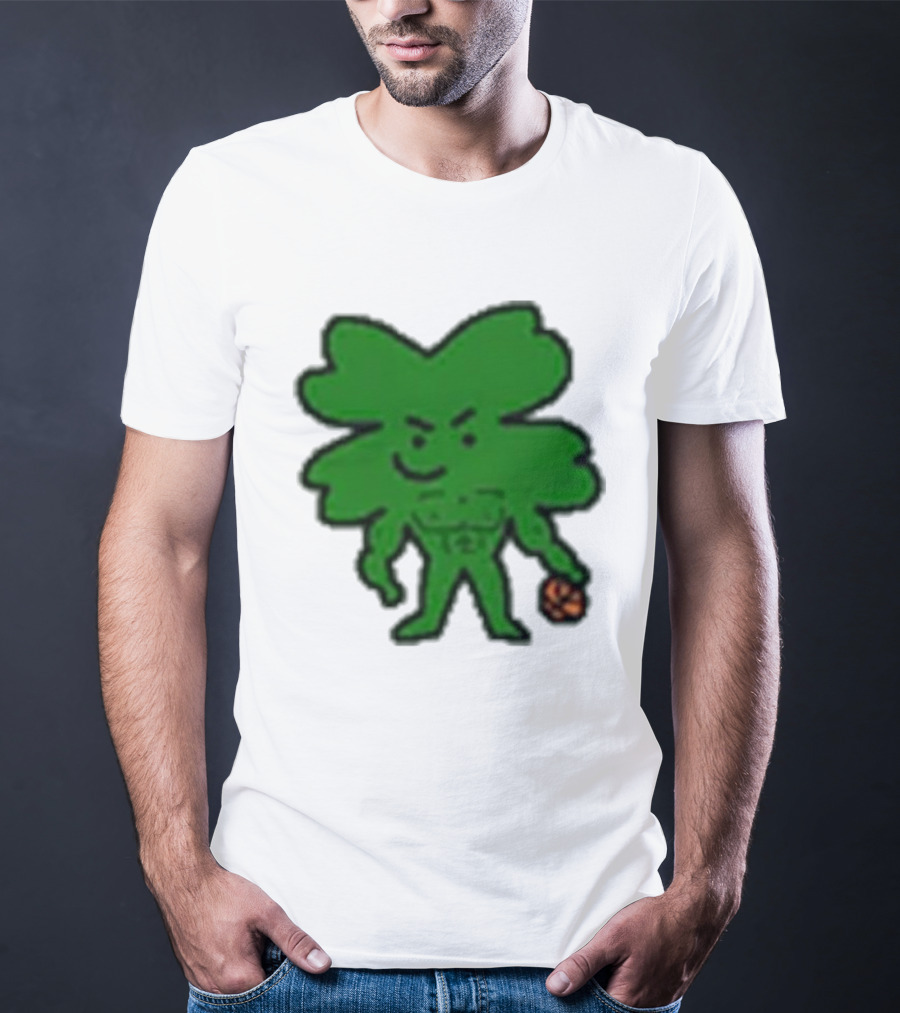 Boston Buff NBA Shamrock Basketball Player T-Shirt