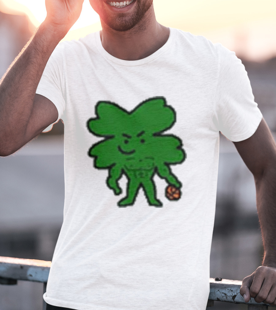 Boston Buff NBA Shamrock Basketball Player T-Shirt