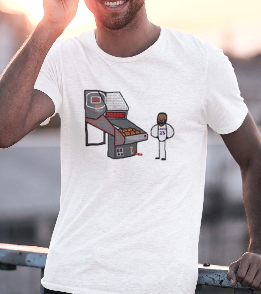 Bron 40k NBA Basketball Shooting Machine 23 T-Shirt