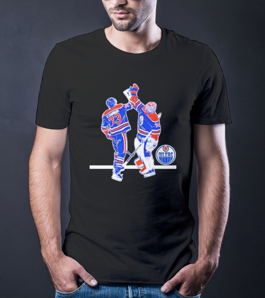 Edmonton Oilers Vinny Skinny Winny High-Five T-Shirt