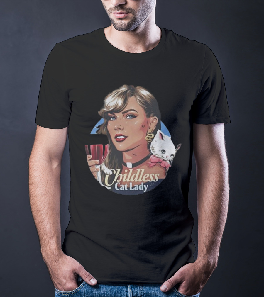 Jd Vance’s Worst Fear Childless Cat Lady Wine Glass T-Shirt