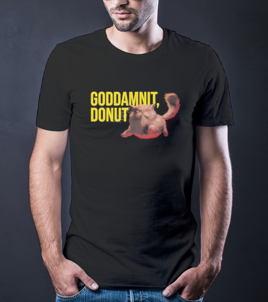 Goddamnit Donut Dungeon Crawler Carl Cat T-Shirt