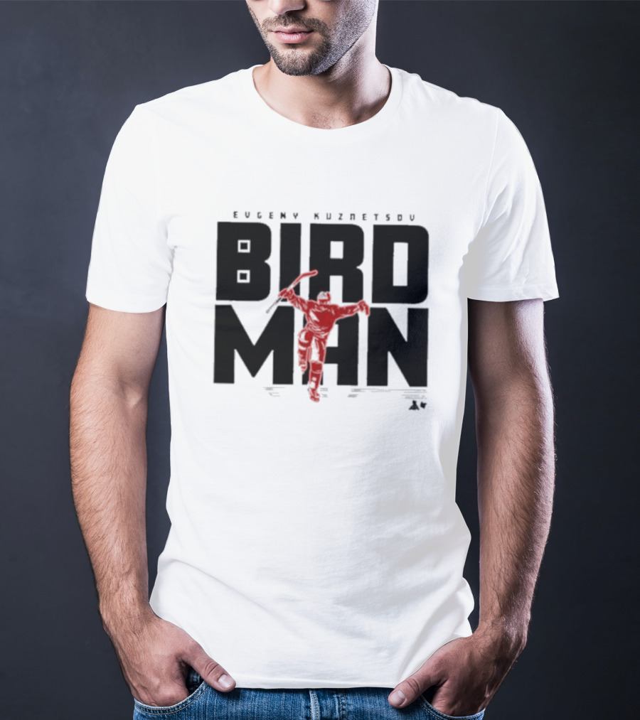 Evgeny Kuznetsov Bird Man Raleigh T-Shirt