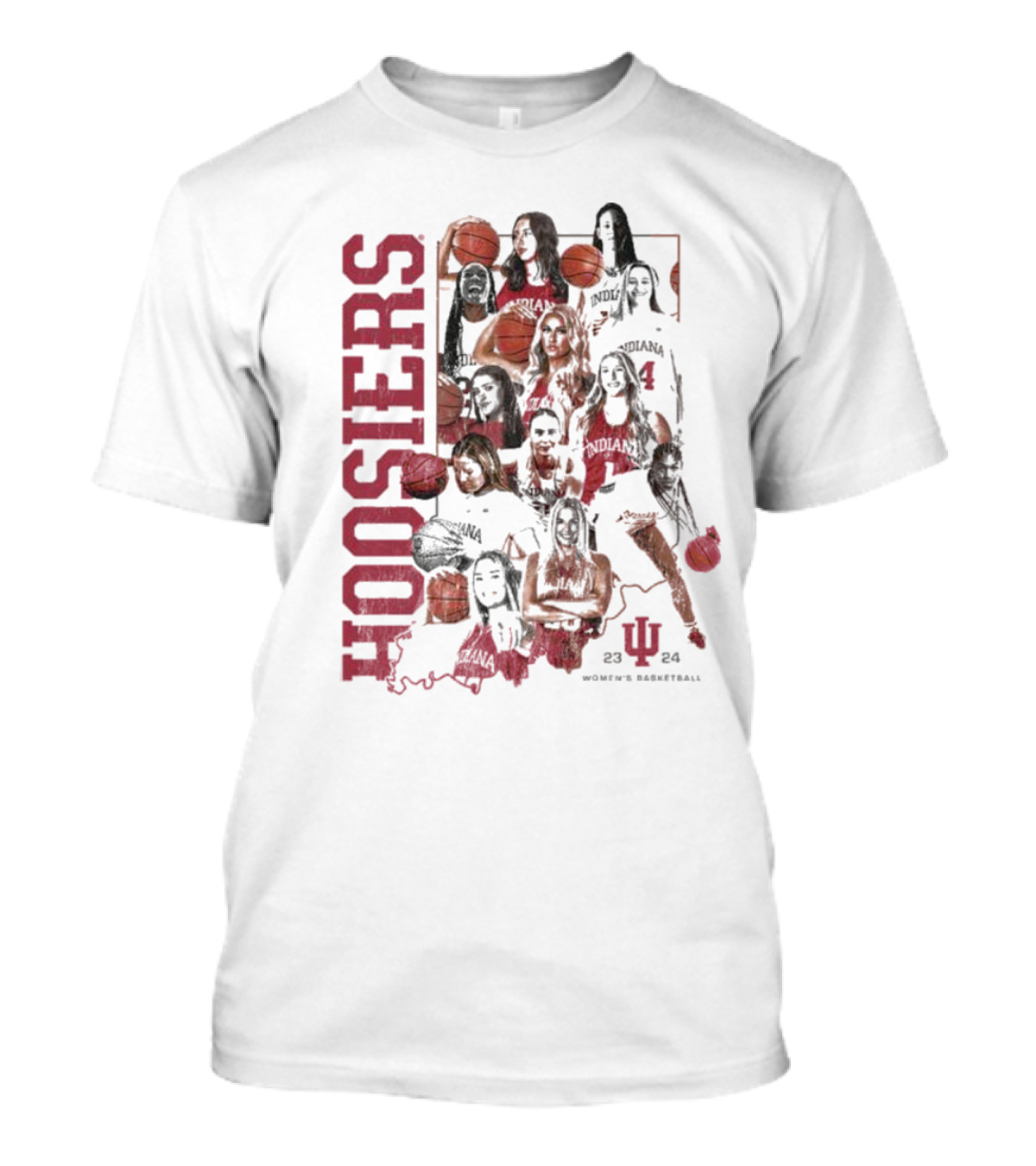 Indiana Hoosiers 23-24 Women's Basketball Team Exclusive Release T-Shirt