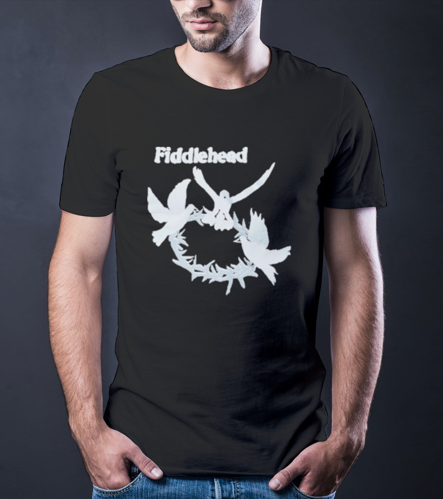 Fiddlehead White Doves In Flight Ring T-Shirt