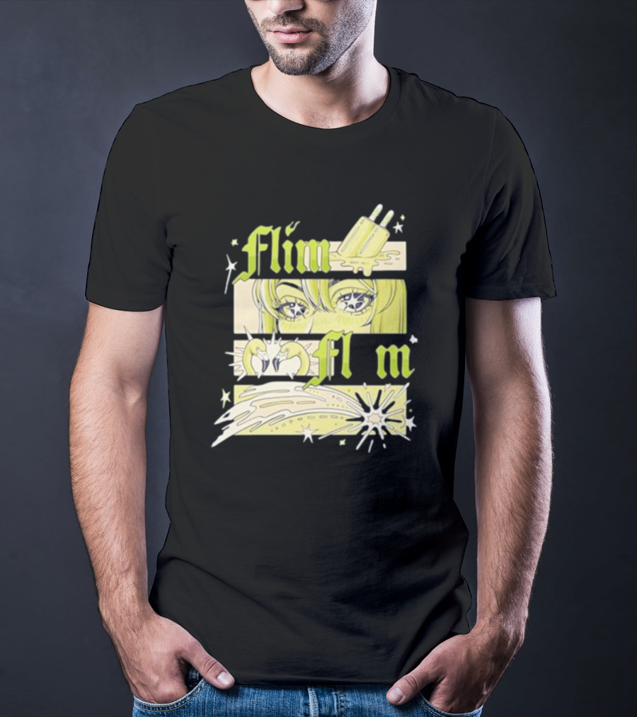 Flim Flam Popsicle Stars Anime Eyes Explosion T-Shirt