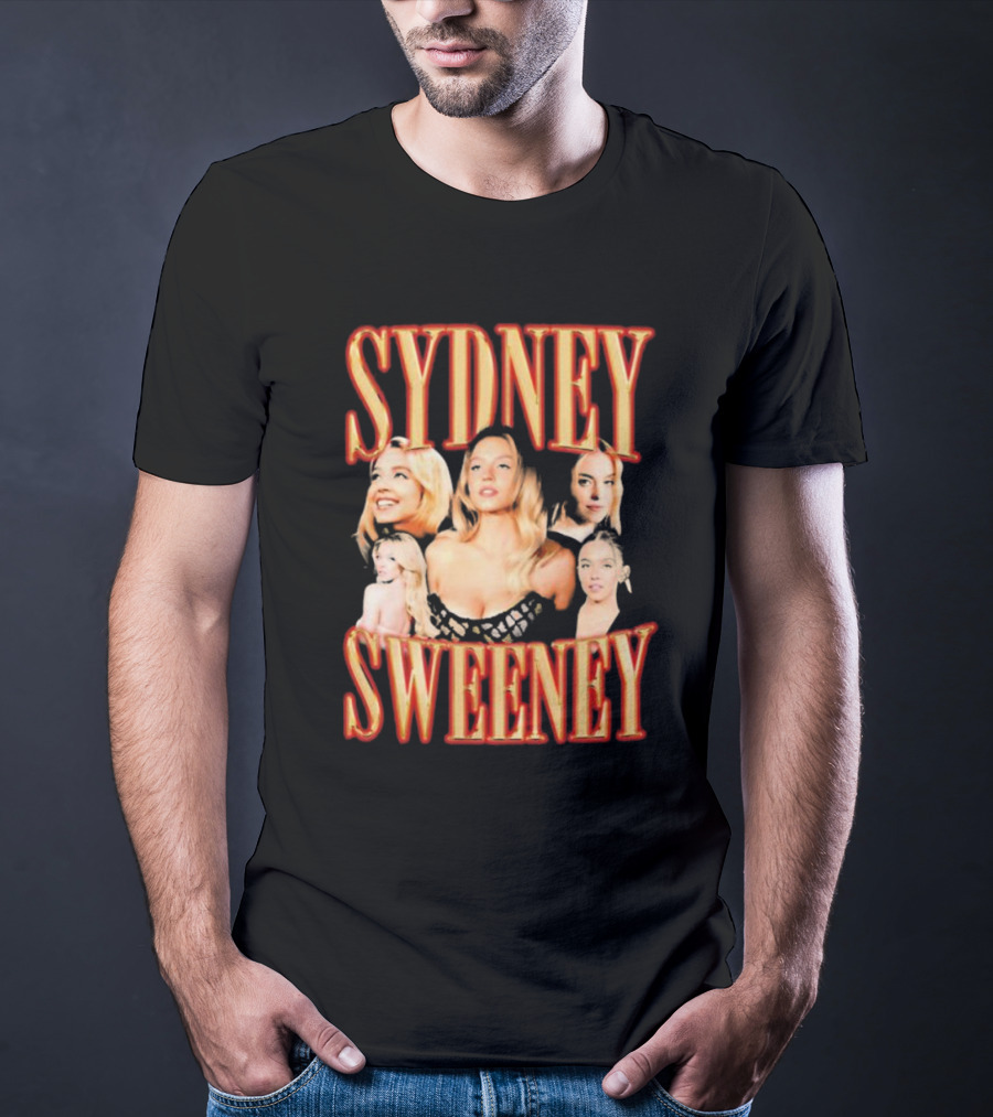 Sydney Sweeney Retro Collage Friday Beers T-Shirt