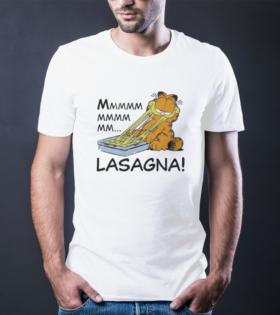 Garfield Mmmmmmmm MM Lasagna T-Shirt