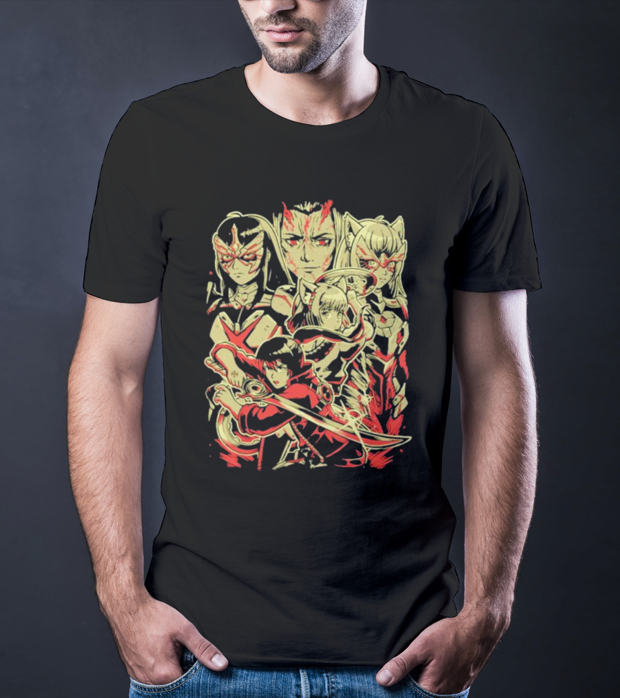 Cycle Of Life And Death Anime Warriors T-Shirt