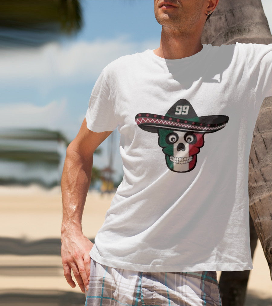 Daniel Suarez Racing 99 Mexican Skull Sombrero T-Shirt